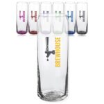 Libbey Slim Can Beer Glasses 12 oz