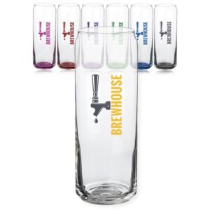 Libbey Slim Can Beer Glasses 12 oz