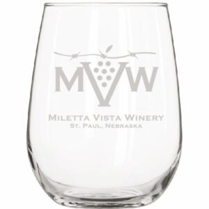 Libbey Stemless Wine Glass 17 oz. - Custom Branded Promotional Glassware