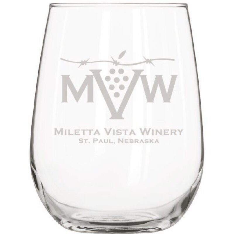 Libbey Stemless Wine Glass 17 oz. - Custom Branded Promotional Glassware