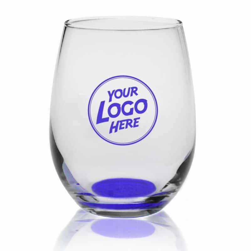 Libbey Stemless Wine Glasses - 9 oz - 1