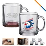Libbey Ulysses Glass Coffee Mugs - 13 OZ.