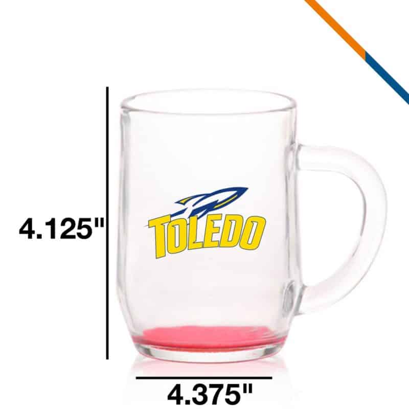 Libbey Uster Glass Mugs - 10 OZ. - 3