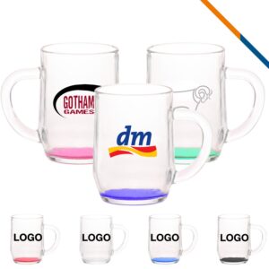 Libbey Uster Glass Mugs - 10 OZ.