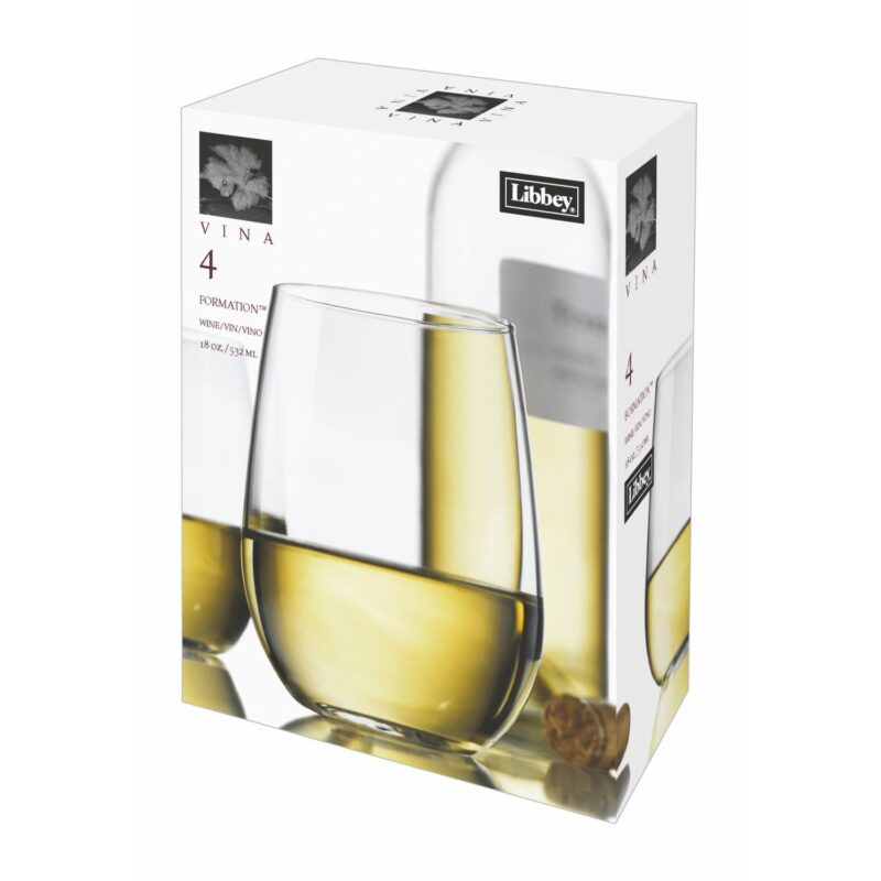 Libbey Vina Stemless White Wine Glass