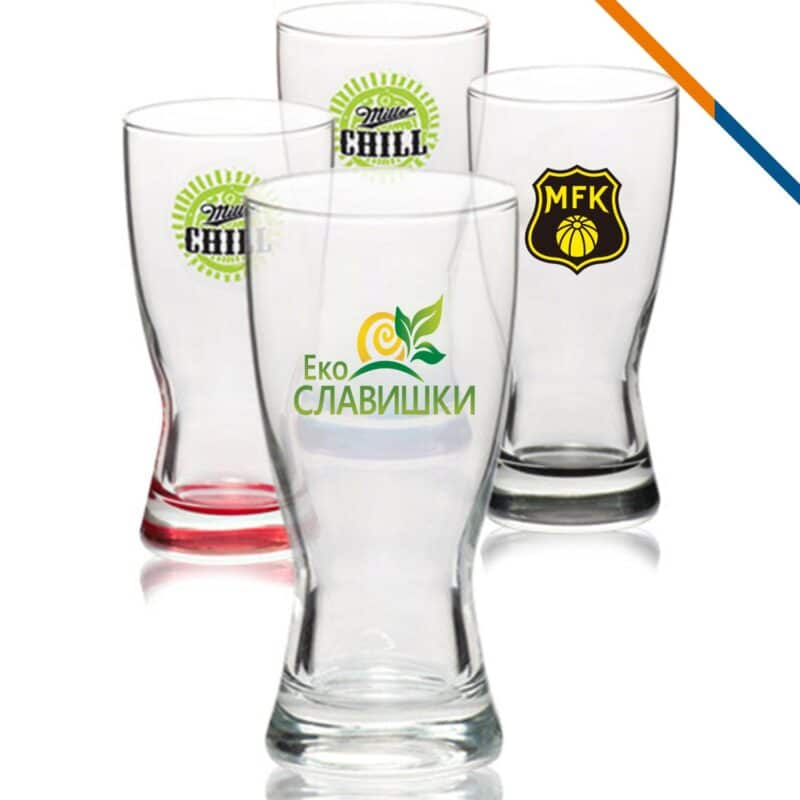Libbey Ward Hourglass Pilsner Glasses - 2