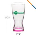 Libbey Ward Hourglass Pilsner Glasses - 3