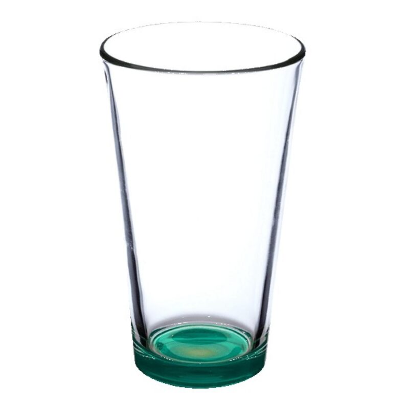 Pub Crawl 16 oz Libbey Pint Glasses with Color Bottom - 4