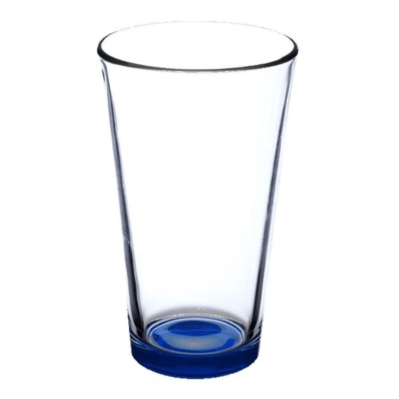 Pub Crawl 16 oz Libbey Pint Glasses with Color Bottom - 6