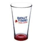 Pub Crawl 16 oz Libbey Pint Glasses with Color Bottom - 7