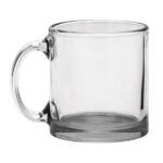 Red Eye 13 oz Libbey Clear Glass Coffee Mug with Color Bottom - 5