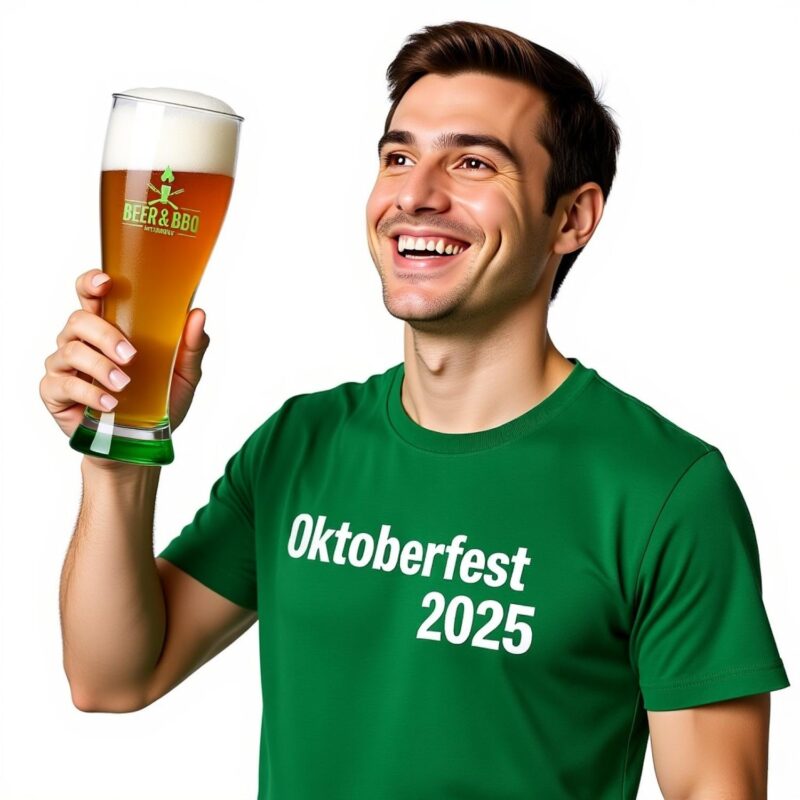 USA Made Giant Pilsner 23oz Libbey Beer Glass