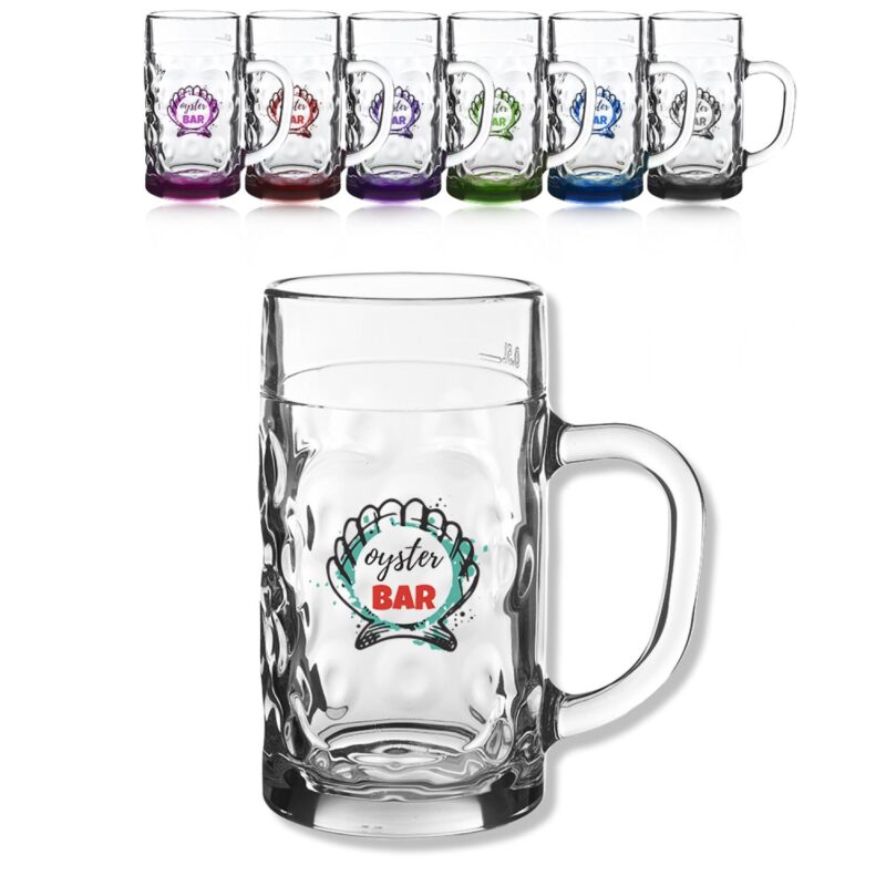 USA Made Half Liter Oktoberfest Beer Mug 22 Ounces by Libbey - 2