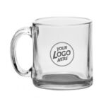Libbey Clear Glass Coffee Mugs - 13 oz - 8