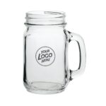Libbey Mason Jars with Handles - 16 oz - 4