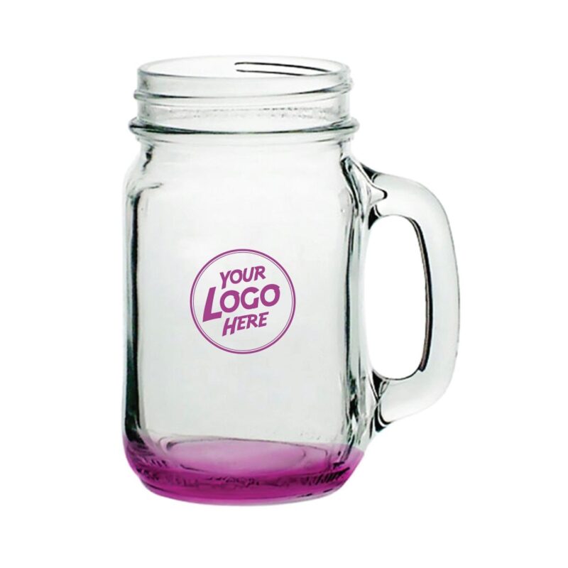 Libbey Mason Jars with Handles - 16 oz - 6