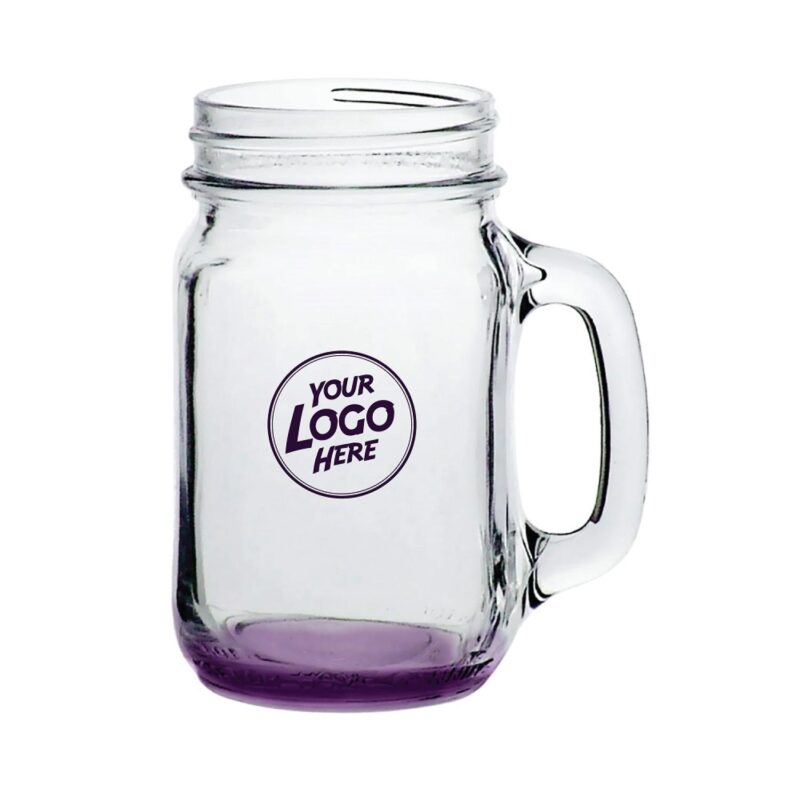 Libbey Mason Jars with Handles - 16 oz - 7