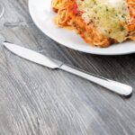 Libbey 129 7922 Reflections 9" Dinner Knife w/ Fluted Blade - 1