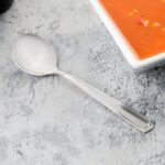 Libbey 146 016 Vermont 6 1/8" Heavy Bouillon Spoon - 1