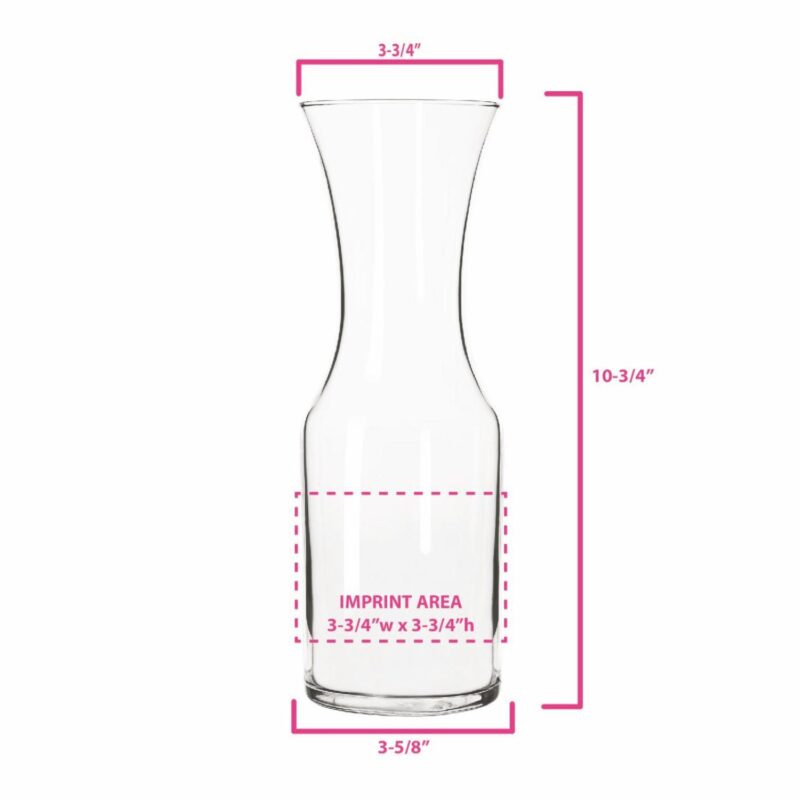 Libbey 40 oz. Glass Carafe - Elegant Serving Carafe for Events - 2