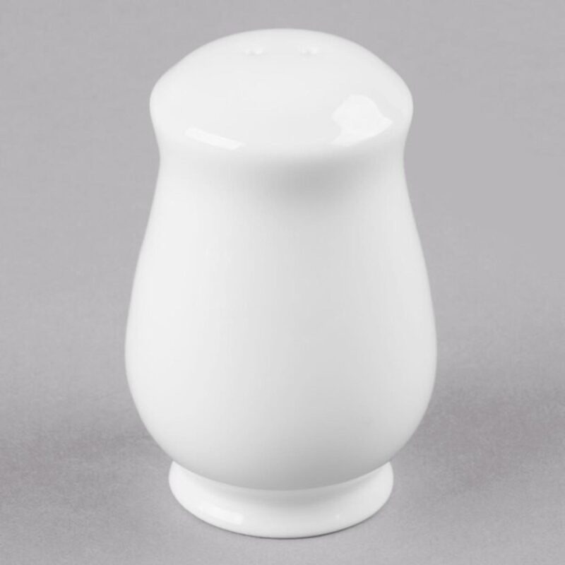 Libbey 911190026 International 2 1/4" Bone China Salt Shaker