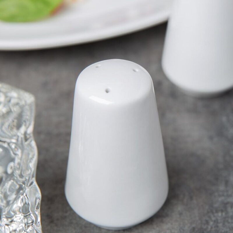 Libbey 911194501 Reflections Aluma Porcelain Pepper Shaker - 1