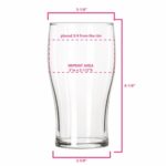 Libbey Pub Glass 20 oz. - Made in the USA - 1
