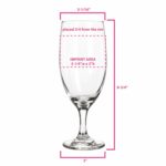 Libbey Tall Iced Tea Glass 16 oz. - American-Made Stemmed Glassware - 1