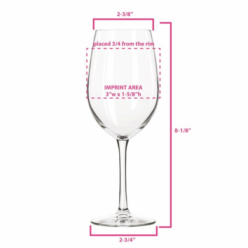 Libbey Vina 12 oz. Stemmed White Wine Glass - Made in USA - 1