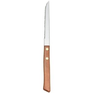 Libbey 200 1482 8" Steak Knife w/ Wood Handle