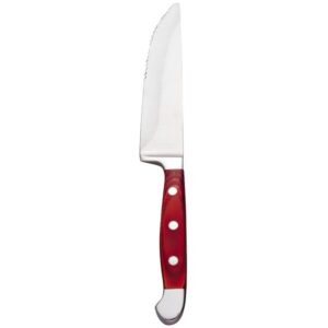 Libbey 200 1522 Jumbo 9 Steak Knife w/ Spanish Wood Handle