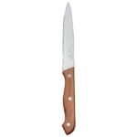 Libbey 200 1632 9 1/4" Steak Knife w/ Wood Handle