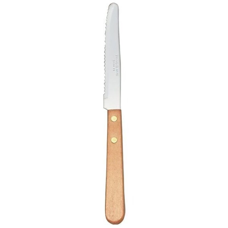 Libbey-200-1702-8-12-Steak-Knife-w-Wood-Handle-9592001702 Libbey 200 1702 8 1/2" Steak Knife w/ Wood Handle