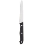 Libbey 201 2642 8 7/8" Steak Knife w/ Black Bakelite Handle