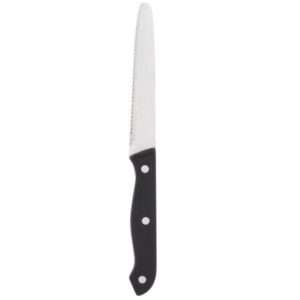 Libbey 201 2642 8 7/8" Steak Knife w/ Black Bakelite Handle