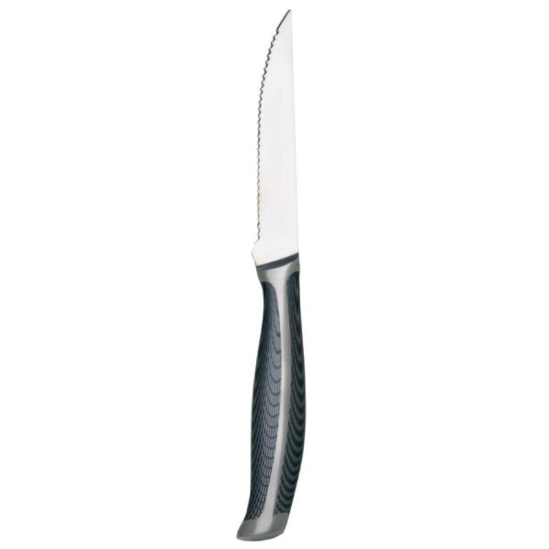 Libbey 201 2695 Premium Steak Knife w/ Black Plastic Handle