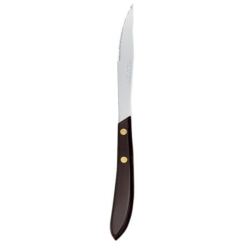 Libbey-201-2762-Pistol-Grip-Steak-Knife-w-Black-POM-Handle-9592012762 Libbey 201 2762 Pistol Grip Steak Knife w/ Black POM Handle