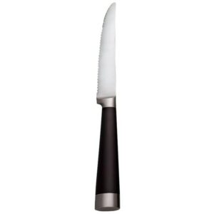Libbey 201 2822 Steak Knife w/ Black Plastic Handle