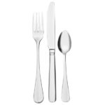 Libbey 213 5921 Baguette 9 Dessert Knife w/ Pinched Bolster
