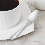 Libbey 239 007 Antique 4 1/4" Heavy Demitasse Spoon - 1