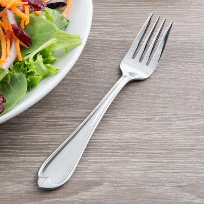 Libbey 239 038 Antique 6 5/8" Heavy Salad Fork - 1