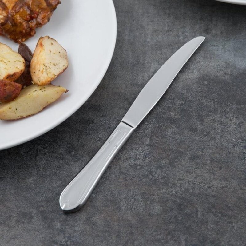 Libbey 239 5762 Antique 8 5/8" Heavy Fluted Steak Knife - 1