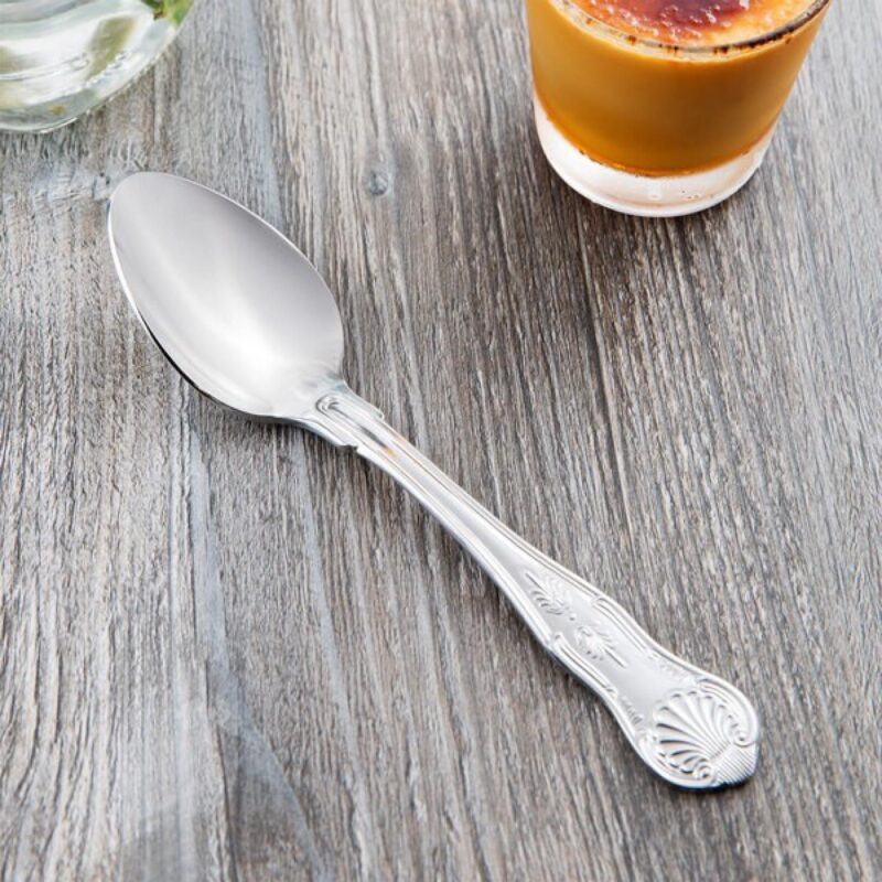 Libbey 244 002 Kings 7 1/4" Heavy Dessert Spoon - 1