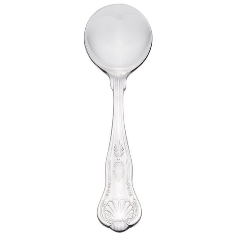 Libbey 244 016 Kings 5 3/4" Heavy Bouillon Spoon