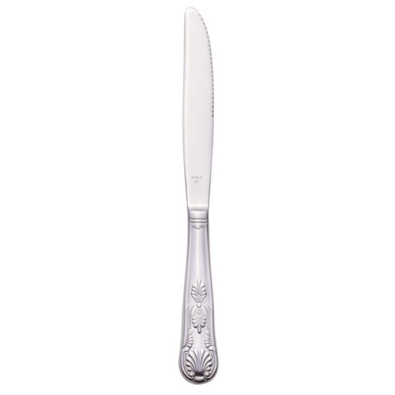 Libbey-244-5502-Kings-9-12-Dinner-Knife-w-Fluted-Blade-9592445502 Libbey 244 5502 Kings 9 1/2" Dinner Knife w/ Fluted Blade