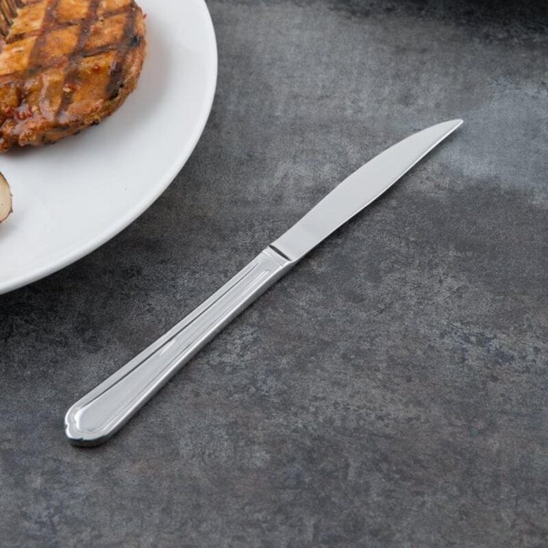 Libbey 256 5762 Cortland 8 7/8" Heavy Fluted Steak Knife - 1