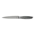 Libbey 9 3/8" Heavy Steak Knife w/ Gray Marble Handle