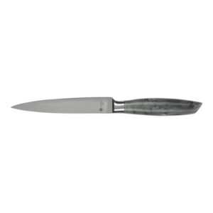 Libbey 9 3/8" Heavy Steak Knife w/ Gray Marble Handle